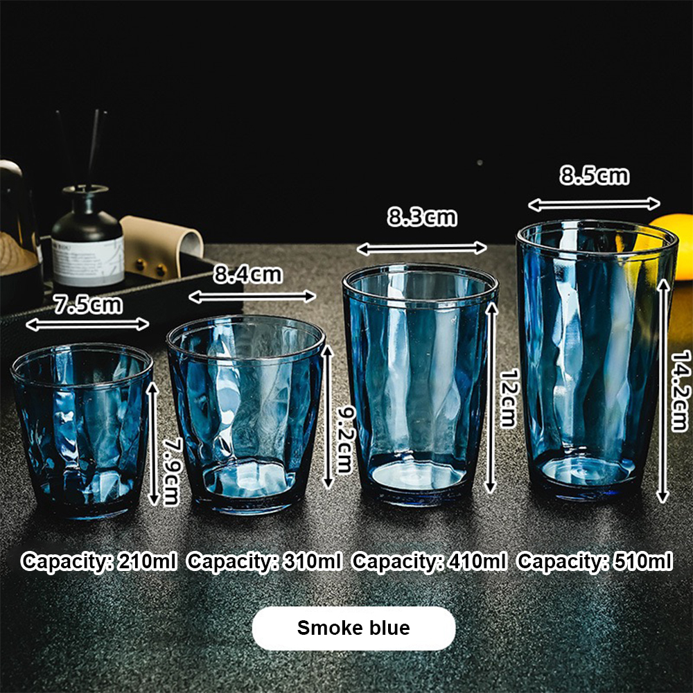 detail model8021 colorful acrylic cup high capacity water glasses beer cup with handle pc clear plastic drinking cups serving scene 5