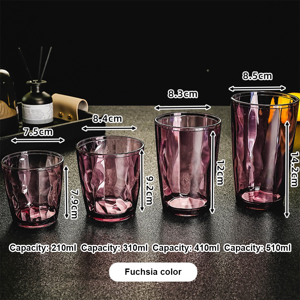 detail model8021 colorful acrylic cup high capacity water glasses beer cup with handle pc clear plastic drinking cups serving scene 7