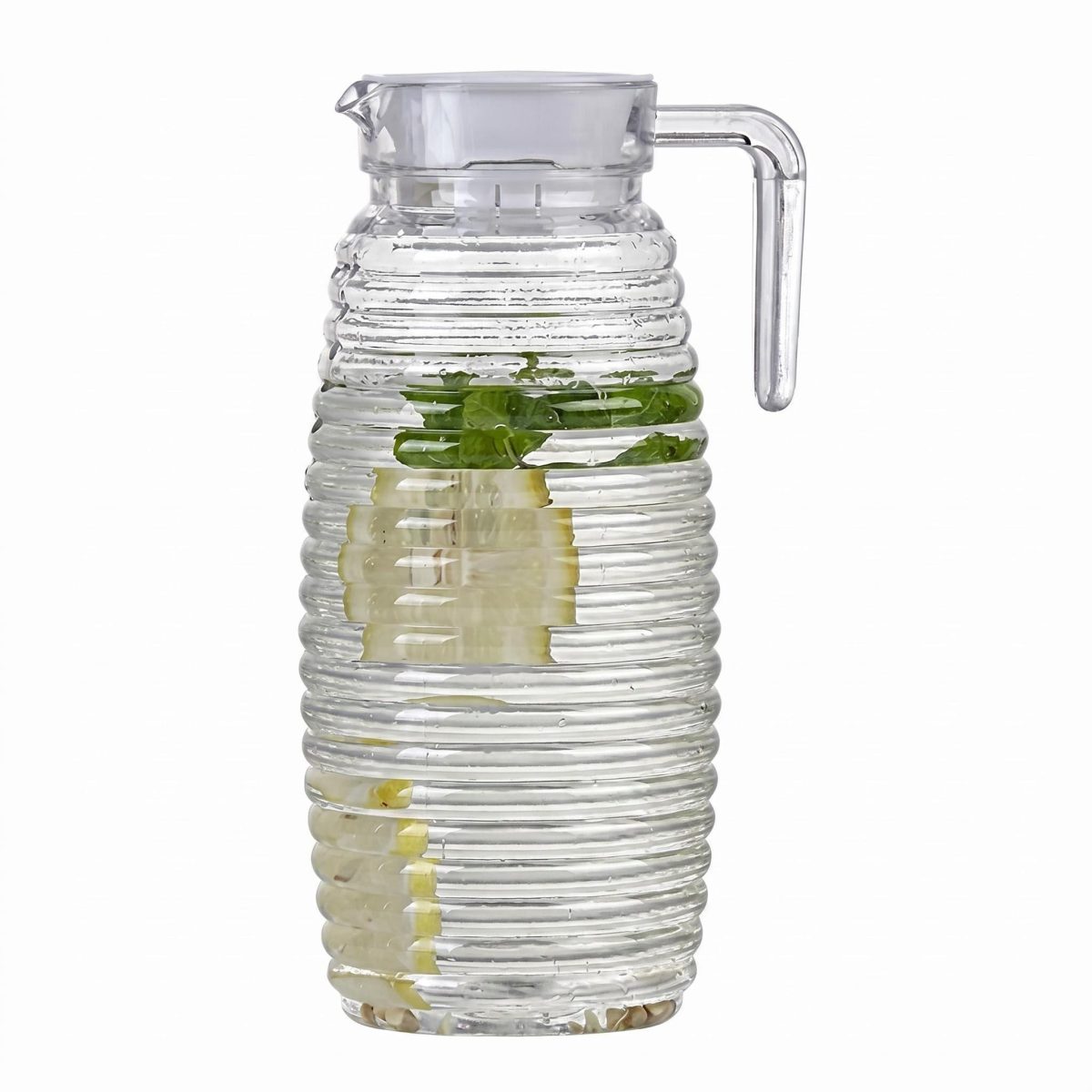 detail model9142 high quality acrylic water dispenser large capacity fruit tea jug clear beverage storage pot serving scene 1