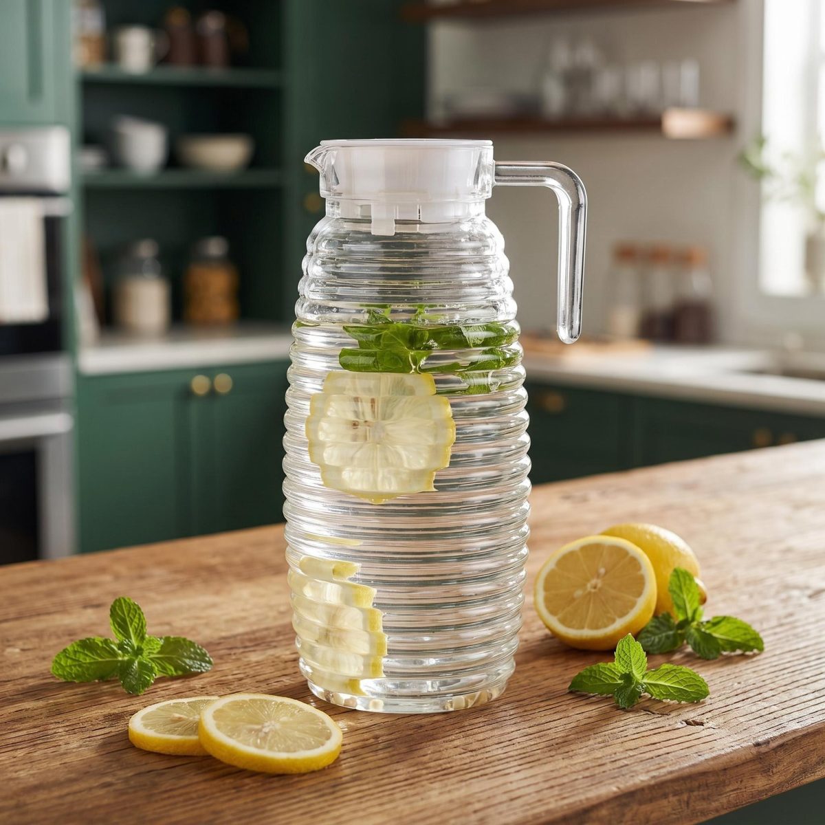 detail model9142 high quality acrylic water dispenser large capacity fruit tea jug clear beverage storage pot serving scene 7
