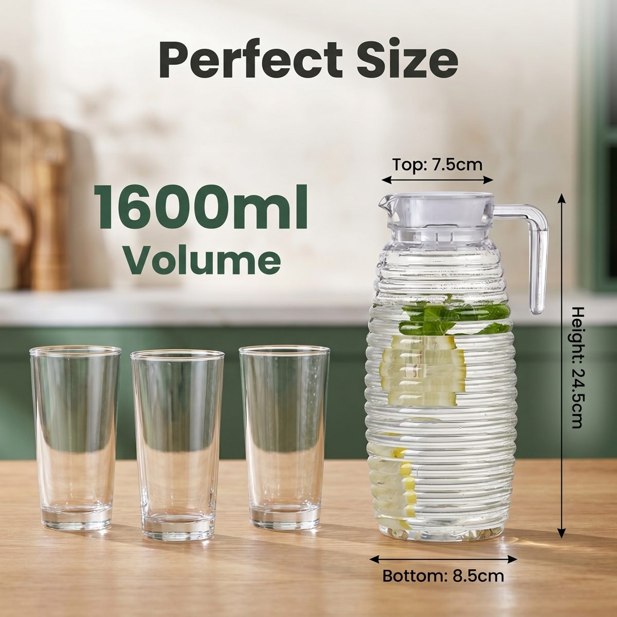 detail model9142 high quality acrylic water dispenser large capacity fruit tea jug clear beverage storage pot serving scene 8