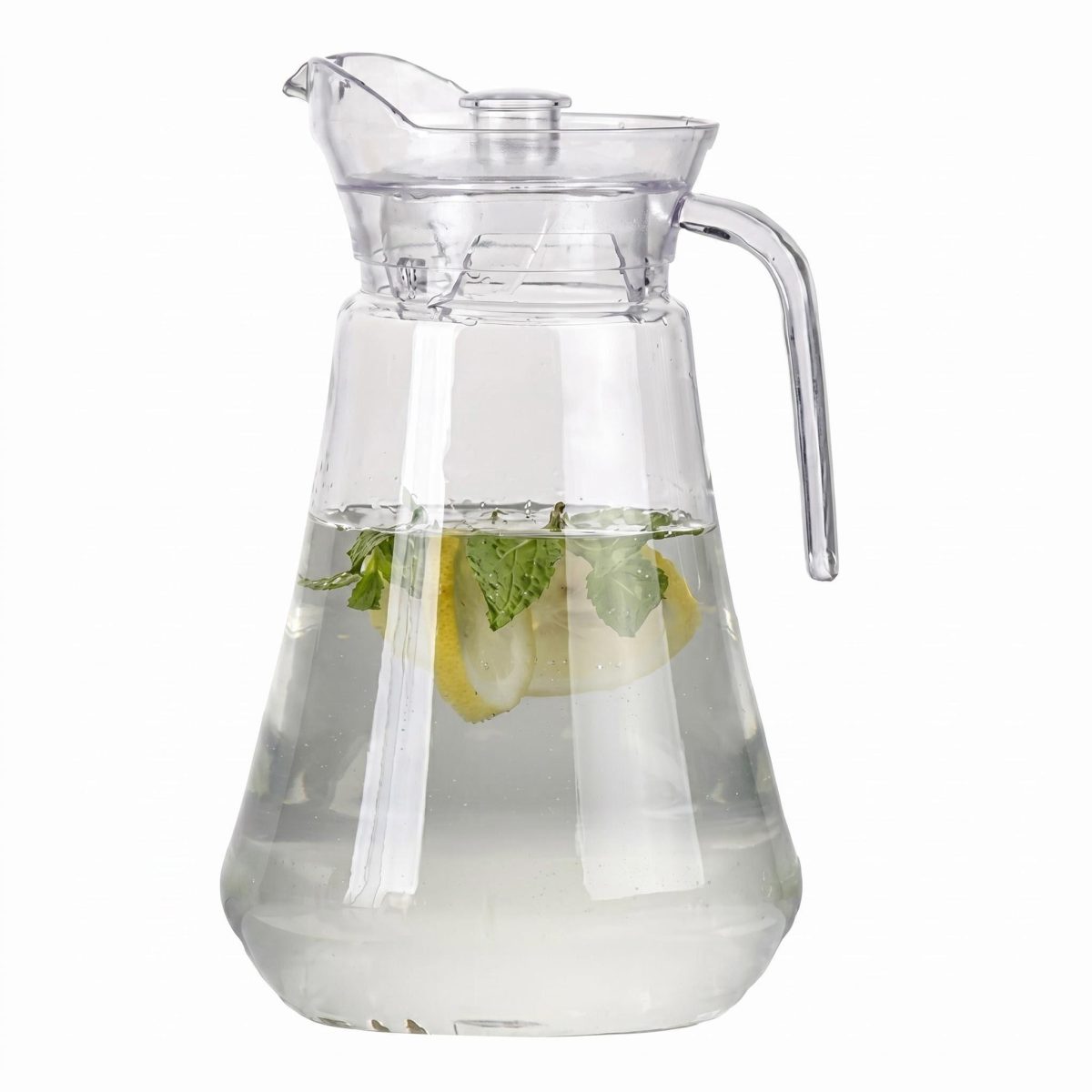 detail model9162 bpa free 1.8l clear acrylic water pitcher unbreakable plastic juice jug hotel restaurant bar serving scene 1
