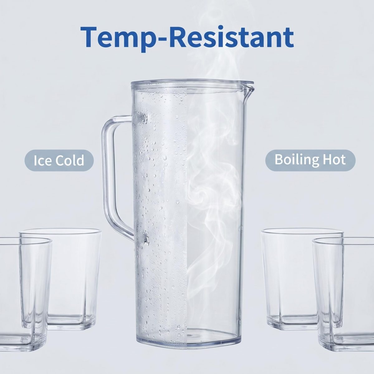 detail model9166 transparent acrylic pc water pitcher cold water jug home hotel restaurant party serving scene 2