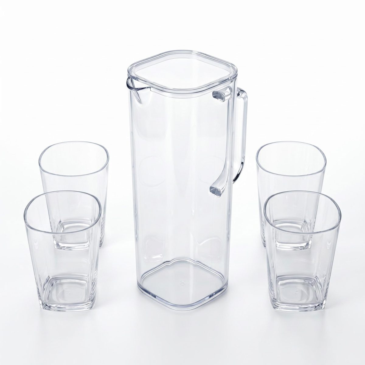 detail model9166 transparent acrylic pc water pitcher cold water jug home hotel restaurant party serving scene 7