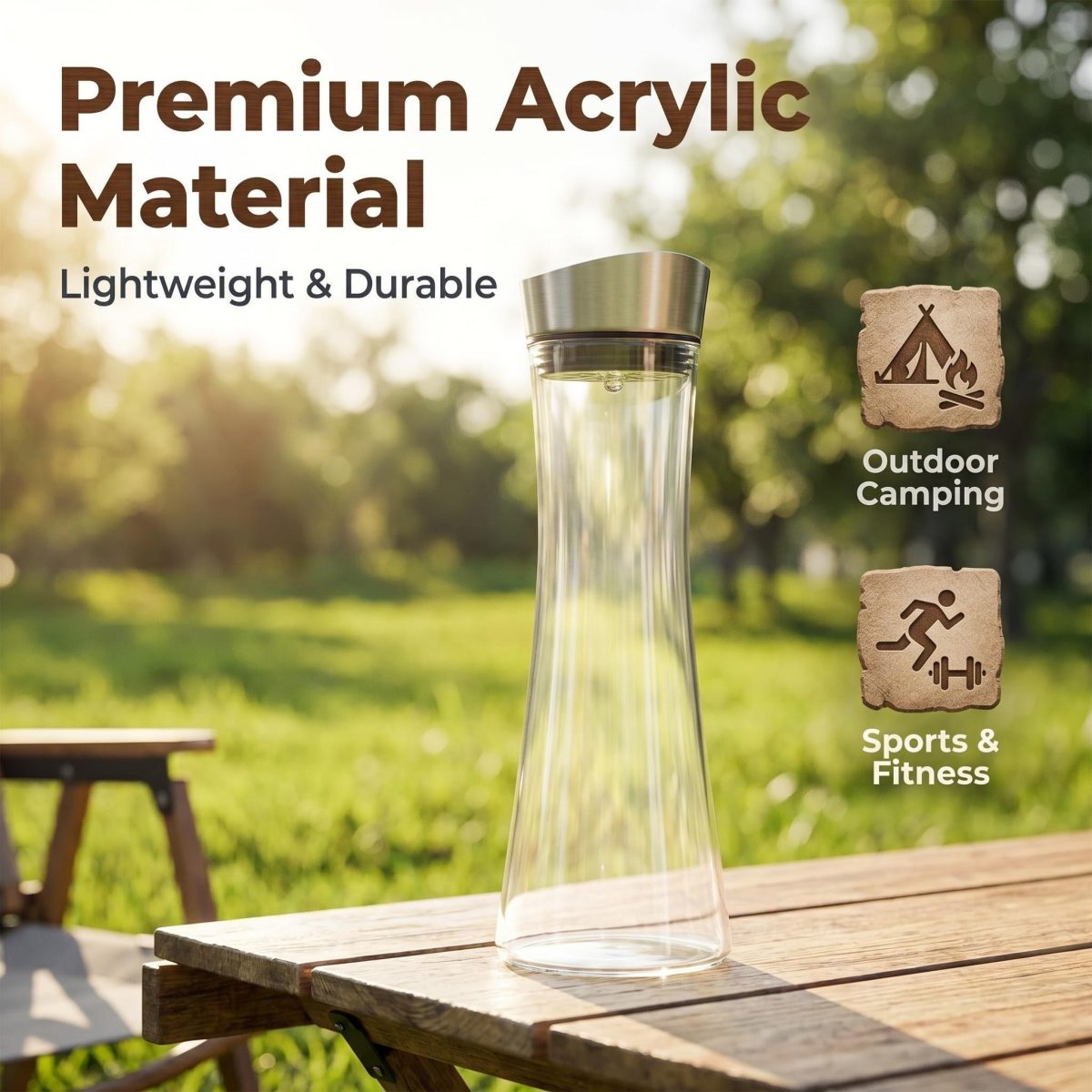 detail model9175 transparent acrylic water jug bpa free cold drink pitcher hotel household party serving scene 1