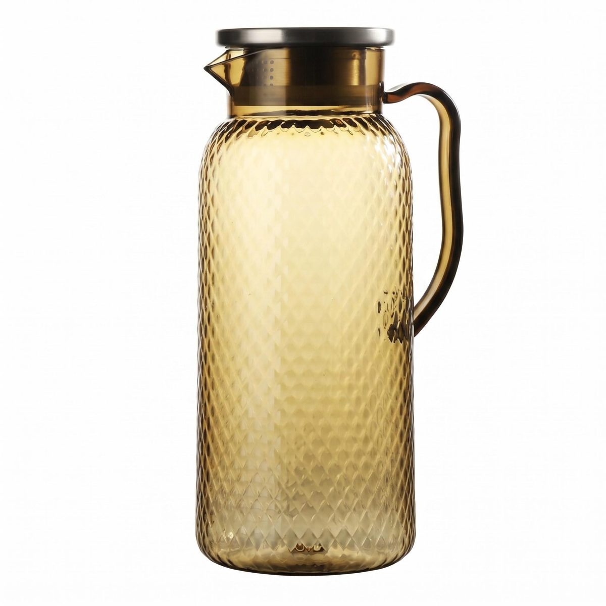detail model9190 unbreakable stainless steel water jug lid acrylic pc glass cold water jug with handle bpa free serving scene 1