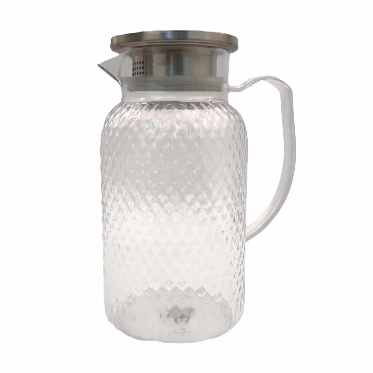 detail model9190 wholesale 1.5l pc glass water pots kettles eco friendly classic large milk jug with pitcher lid glass handle serving scene 6