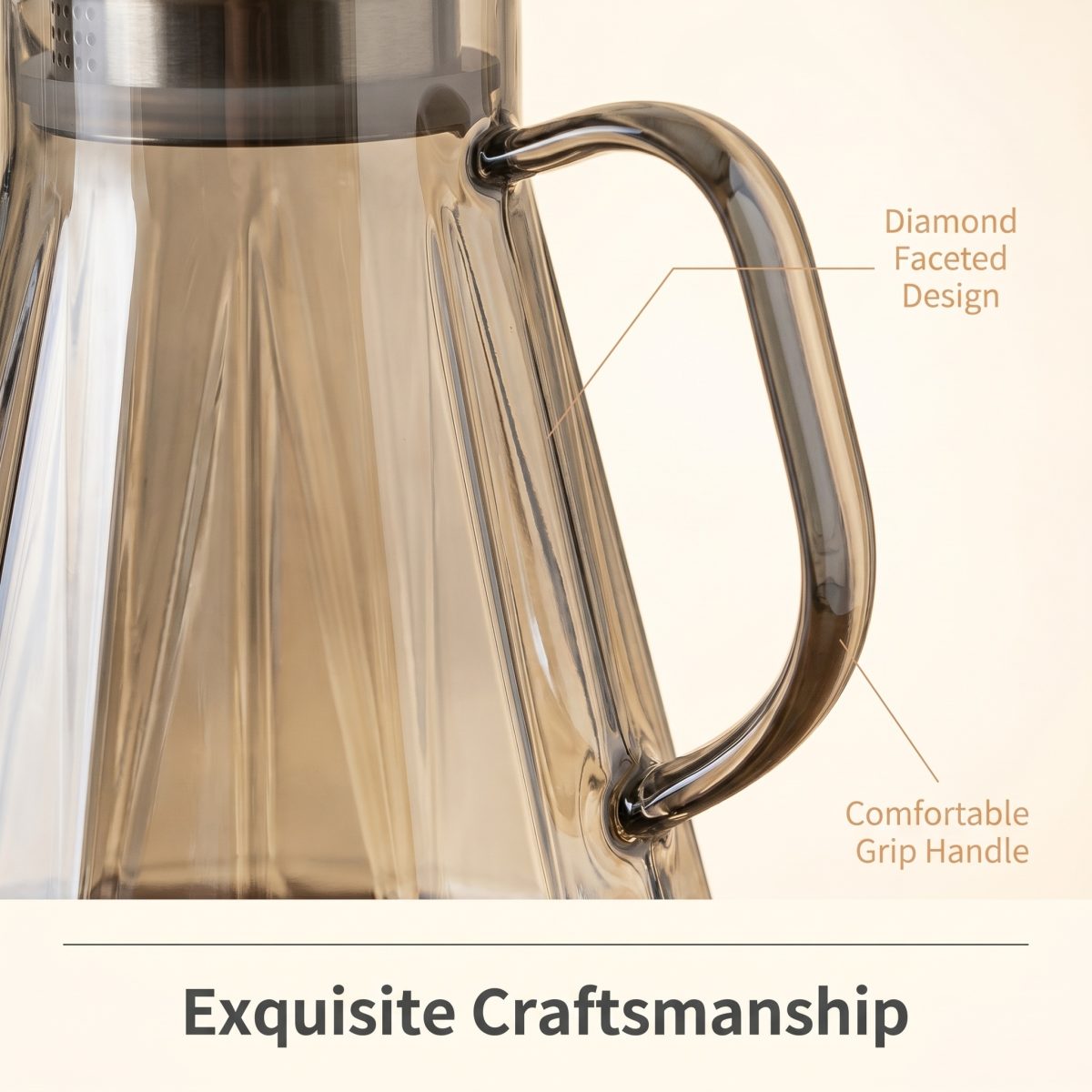 detail model9192 custom logo transparent acrylic water jug leakproof plastic water storage water jug household drink serving scene 3