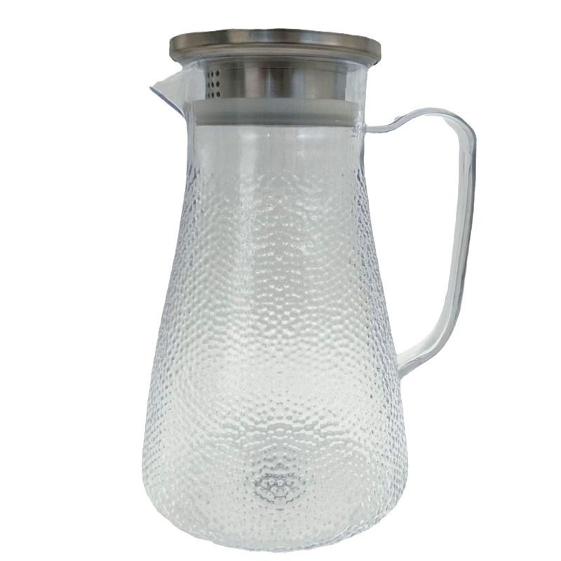 detail model9193 heat resistant acrylic pc carafe 2l clear iced tea jug glass pitcher with lid and handle serving scene 5 detail model9193 heat resistant acrylic pc carafe 2l clear iced tea jug glass pitcher with lid and handle serving scene 5