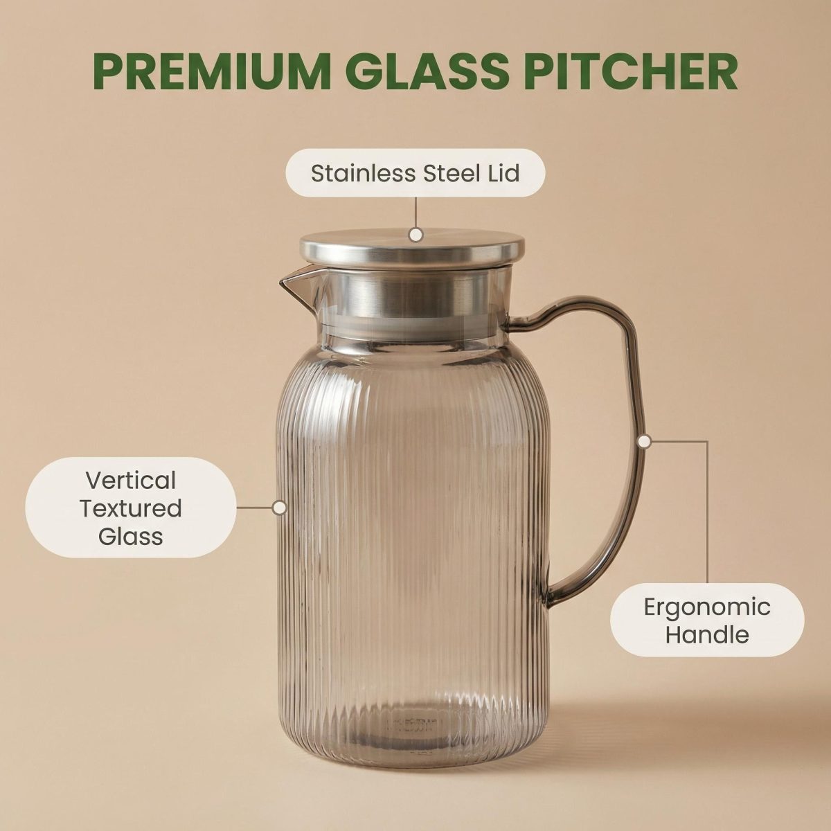 detail model9195 vertical grain high boron hotel use custom logo acrylic cooling cold water pitchers home serving scene 6
