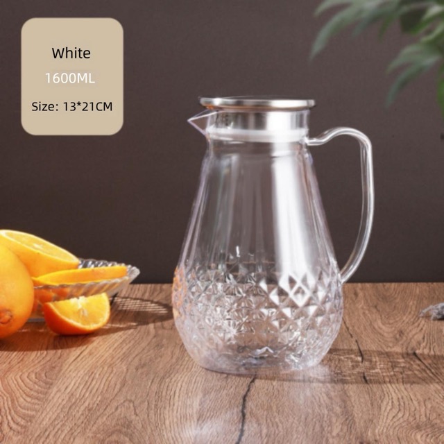 detail model9197 multifunctional holiday gift drink water pitcher large capacity unique diamond pattern pc jug serving scene 4