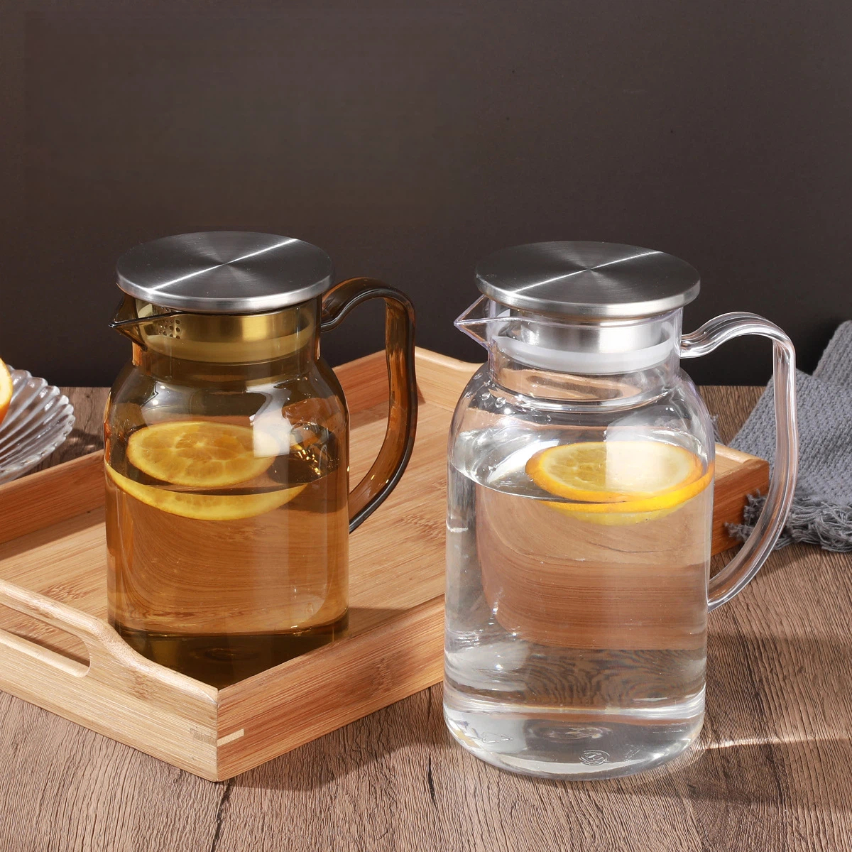 detail model9198 modern style large capacity unbreakable eco friendly commercial household beverage cold tea pc water jug serving scene 3