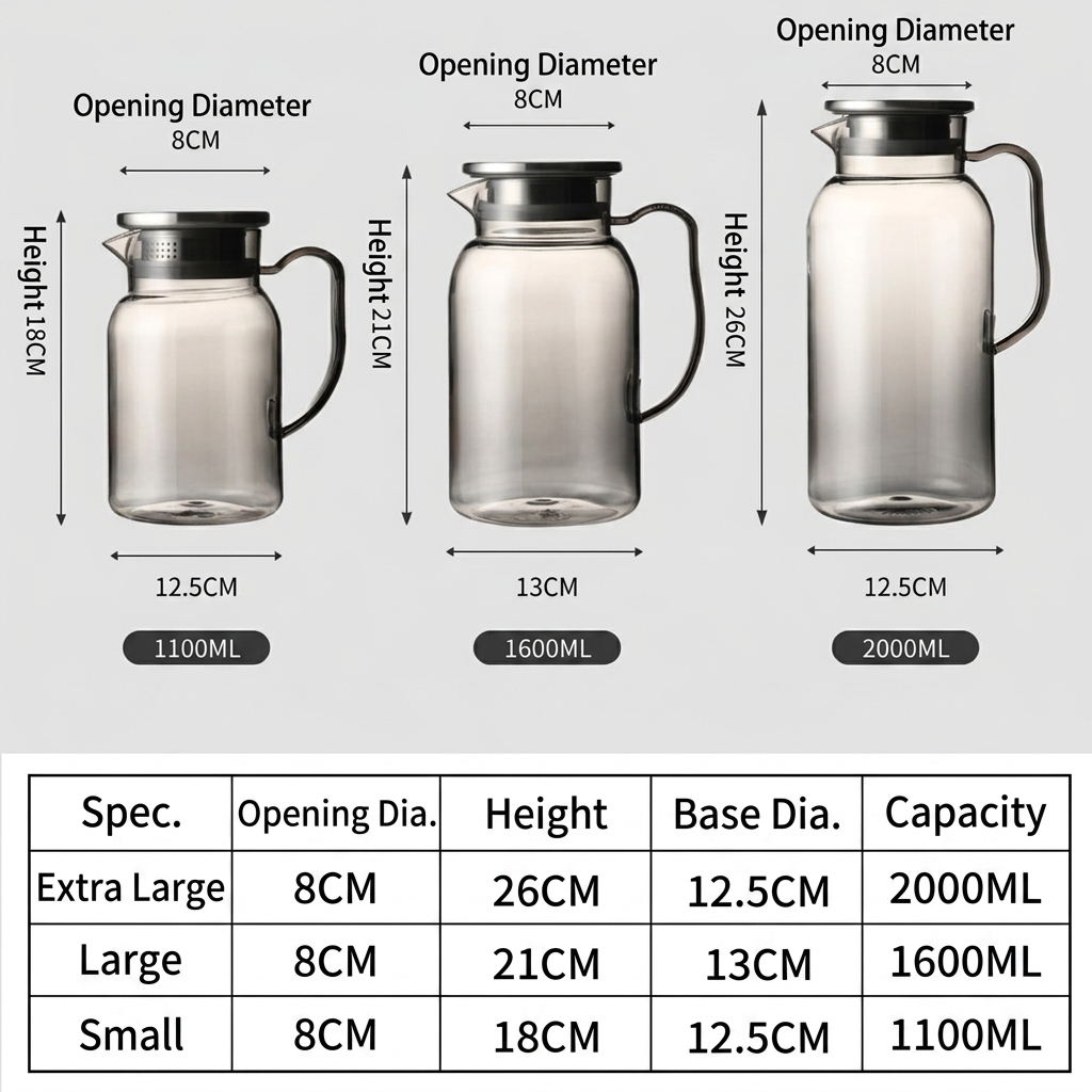 detail model9198 modern style large capacity unbreakable eco friendly commercial household beverage cold tea pc water jug serving scene 5