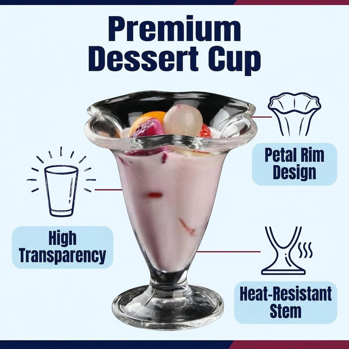 detail model9334 durable against drops pc plastic ice cream fruit milk tea smoothie dessert drink transparent cold cups serving scene 3