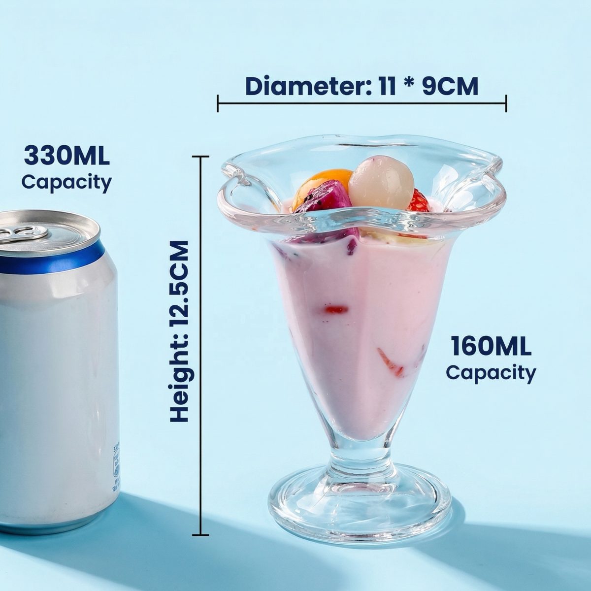 detail model9334 durable against drops pc plastic ice cream fruit milk tea smoothie dessert drink transparent cold cups serving scene 4