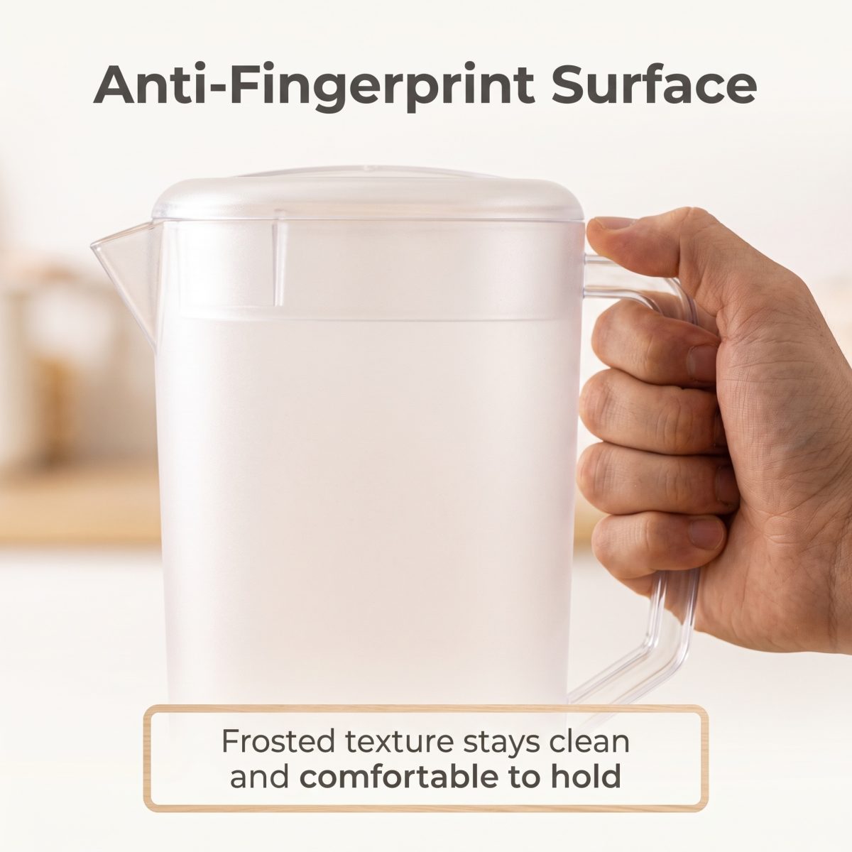 detail model9554 transparent durable reusable restaurant plastic pc beverage drink pitcher juice water tea pot serving scene 3