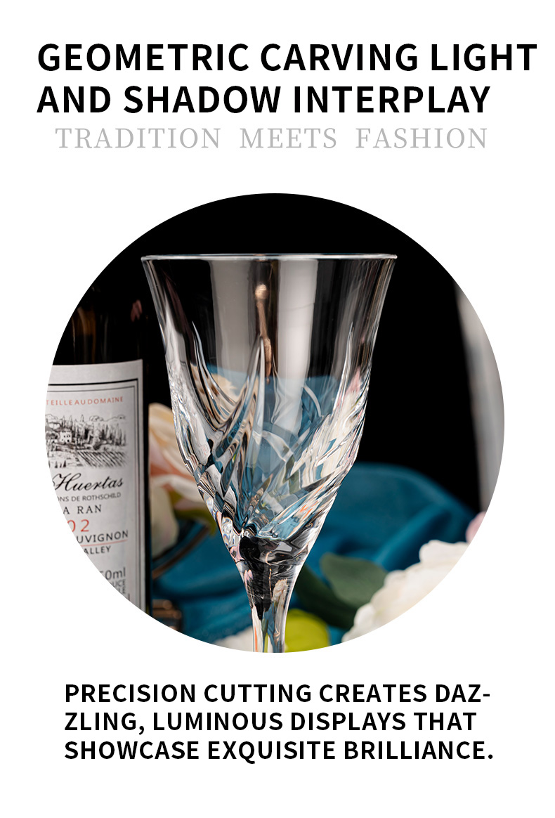 detail model9918 wholesale unbreakable restaurant household red wine flutes elegant long stem wedding champagne glasses serving scene 6
