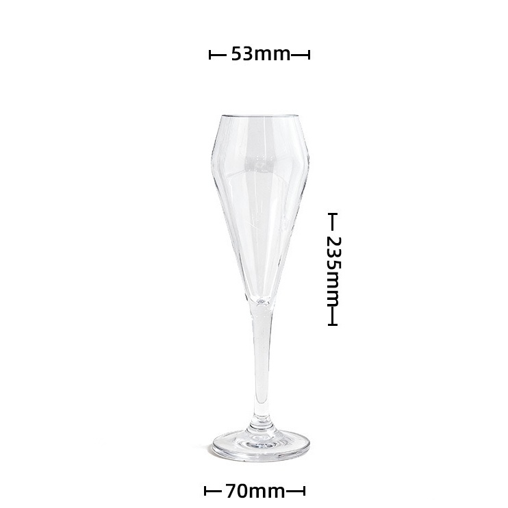 detail model9921 wholesale acrylic pc high quality simple shape conventional wine cup wedding champagne goblet serving scene 5