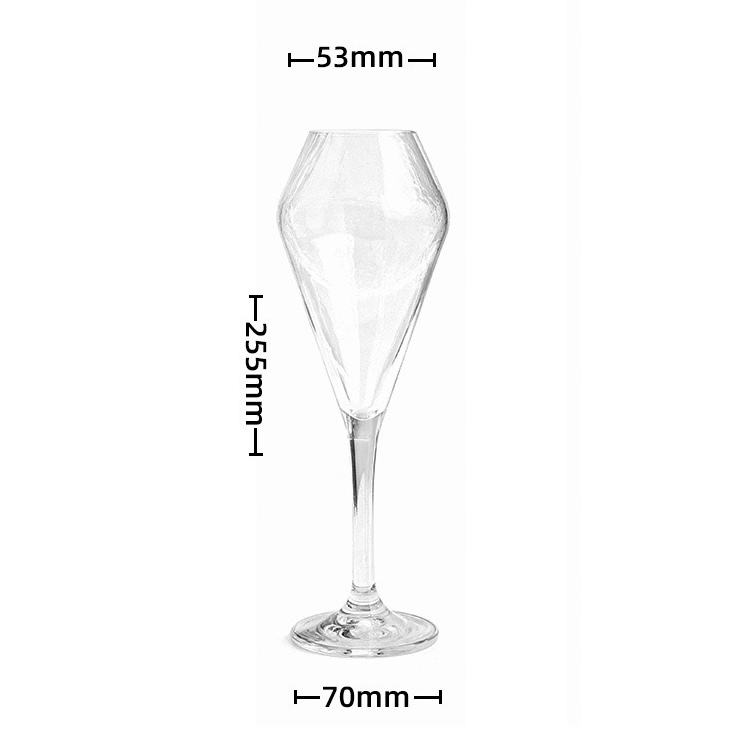 detail model9921 wholesale acrylic pc high quality simple shape conventional wine cup wedding champagne goblet serving scene 7