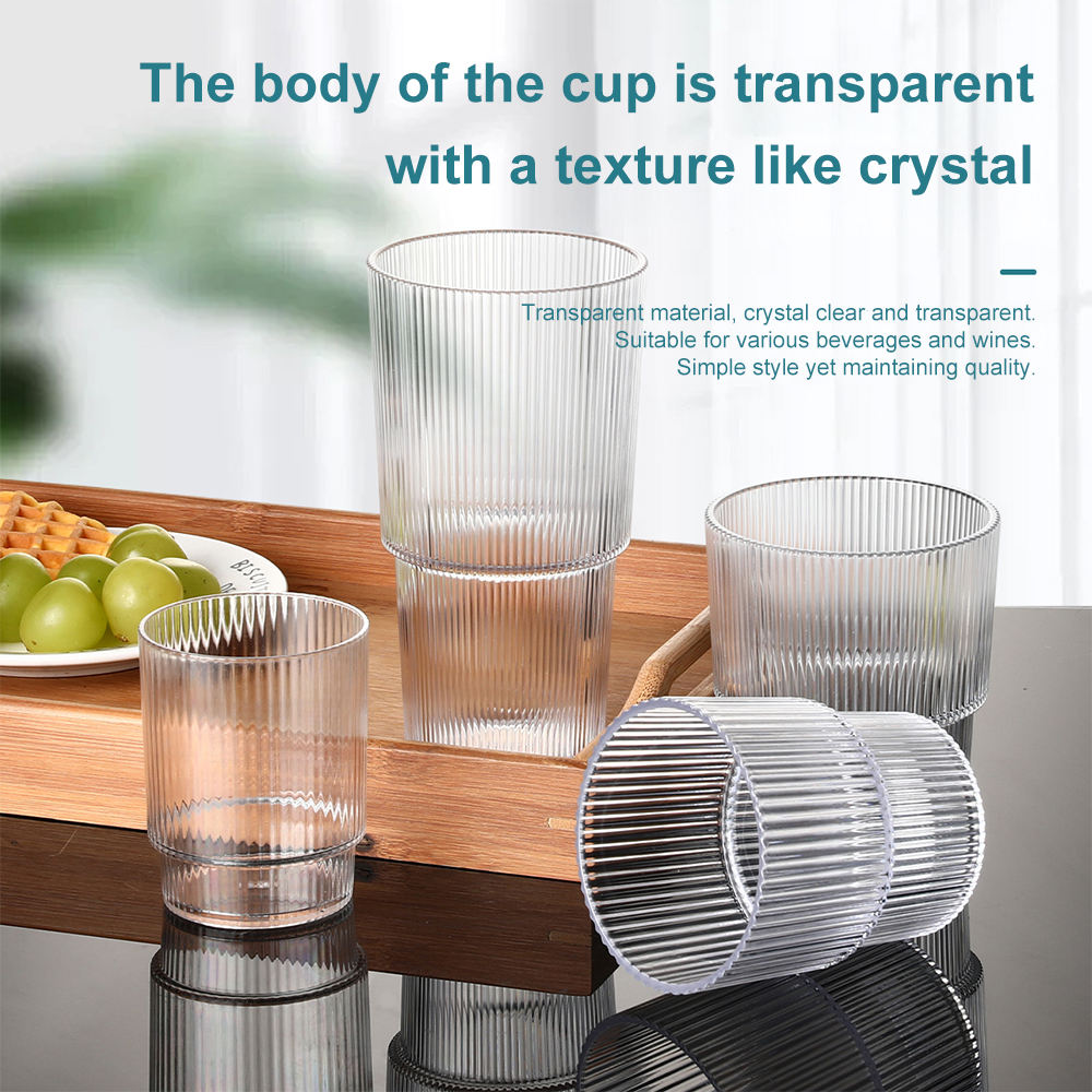 model8020 acrylic striped water cup multi color lifestyle scene 5.jpg