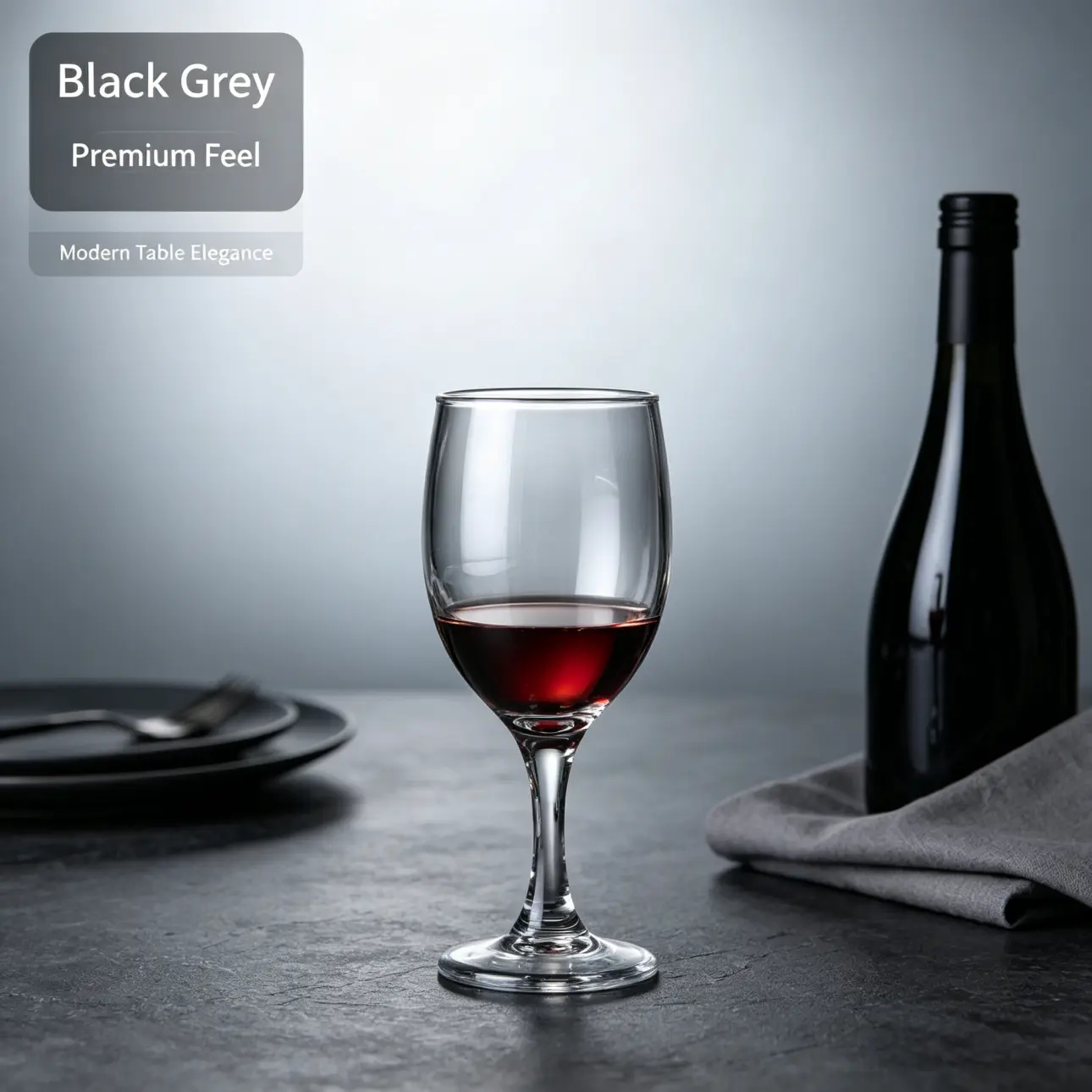 BY 8009 elsjoy acrylic wine goblet detail 1