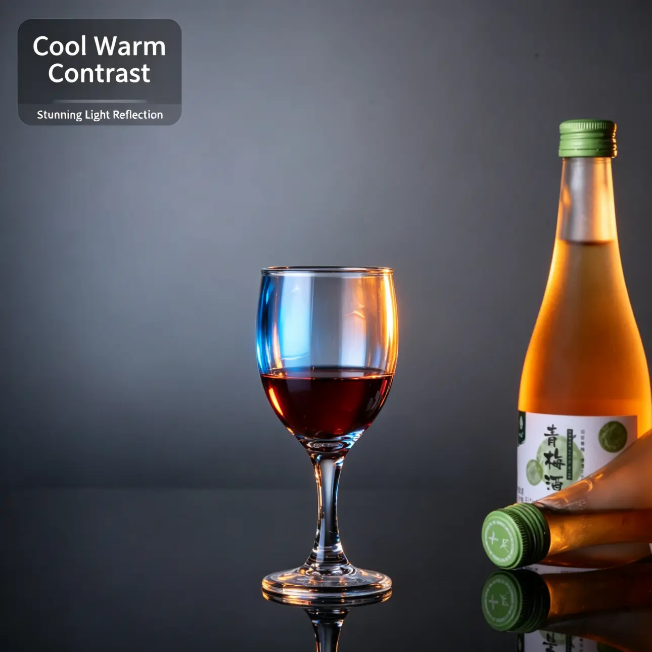 BY 8009 elsjoy acrylic wine goblet detail 5
