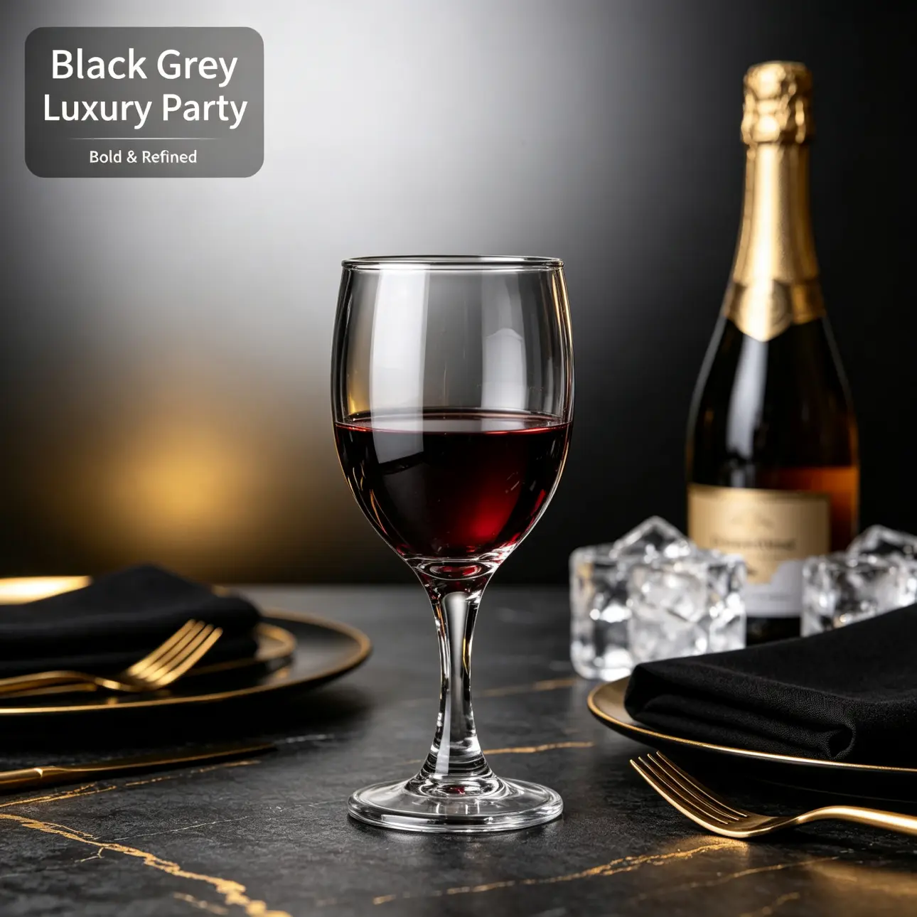 BY 8009 elsjoy acrylic wine goblet detail 6