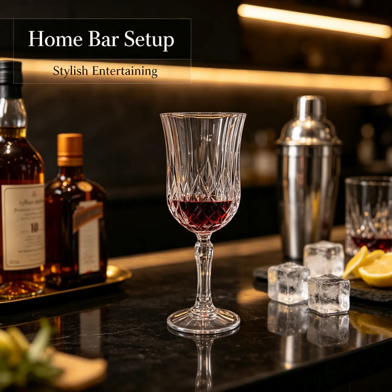 detail BY 6631 elsjoy acrylic diamond wine glass clear transparent goblet party wedding bar serving scene 10
