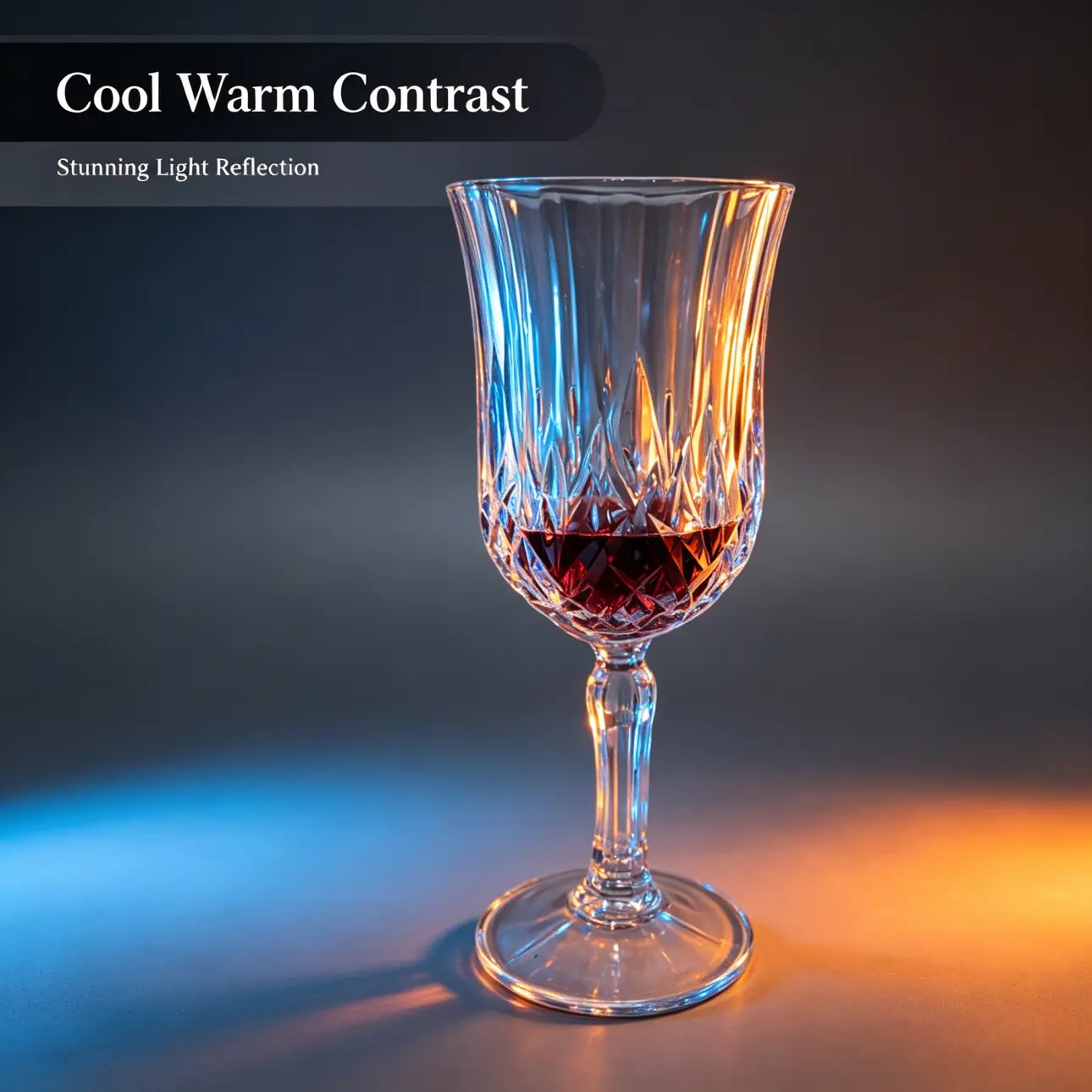 detail BY 6631 elsjoy acrylic diamond wine glass clear transparent goblet party wedding bar serving scene 6