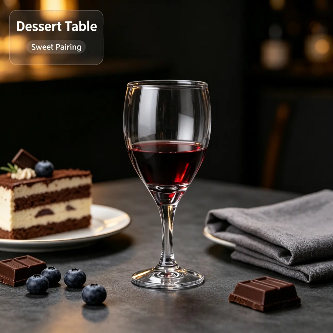 detail BY 8008 elsjoy acrylic wine goblet black grey premium texture 10