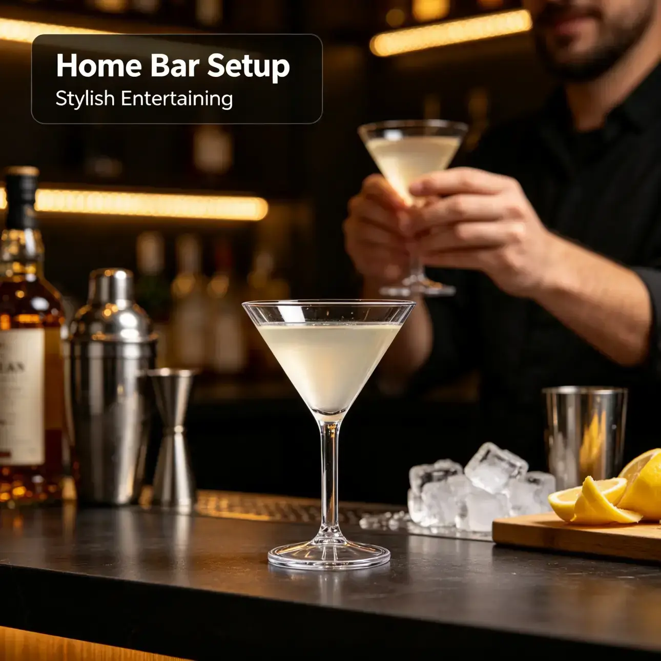 detail BY 8061 elsjoy acrylic martini cocktail glass clear transparent goblet party wedding bar serving scene 9