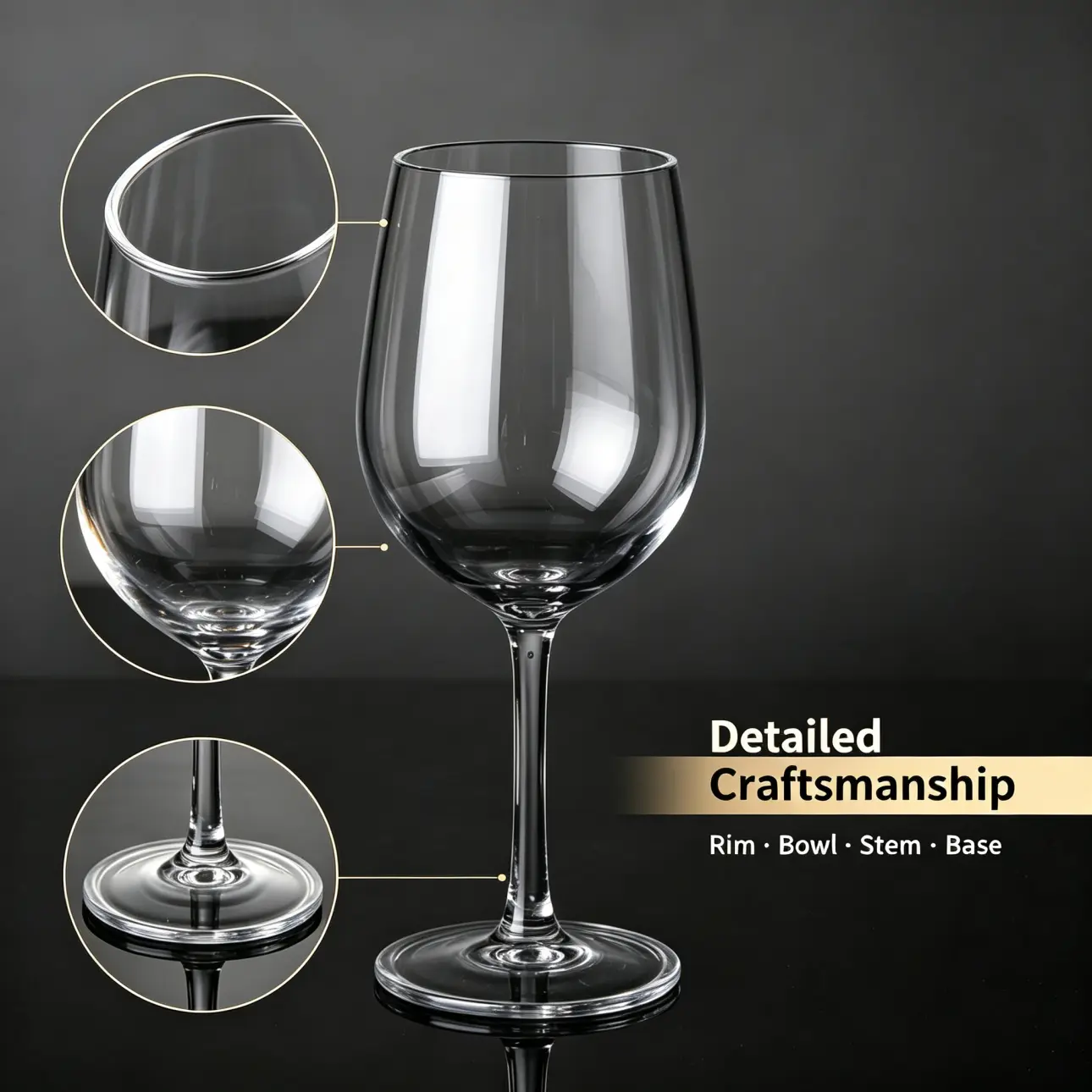 detail BY 9911B elsjoy acrylic wine goblet 550ml clear transparent glass party wedding bar serving scene 10