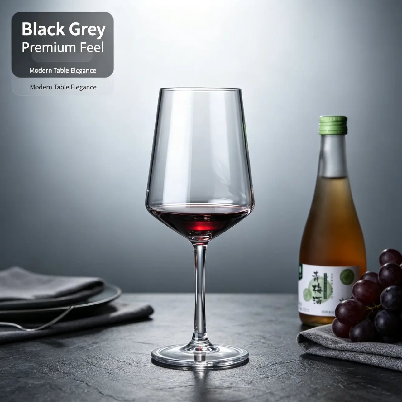 detail BY 9911C elsjoy acrylic wine goblet 572ml clear transparent glass party wedding bar serving scene 1