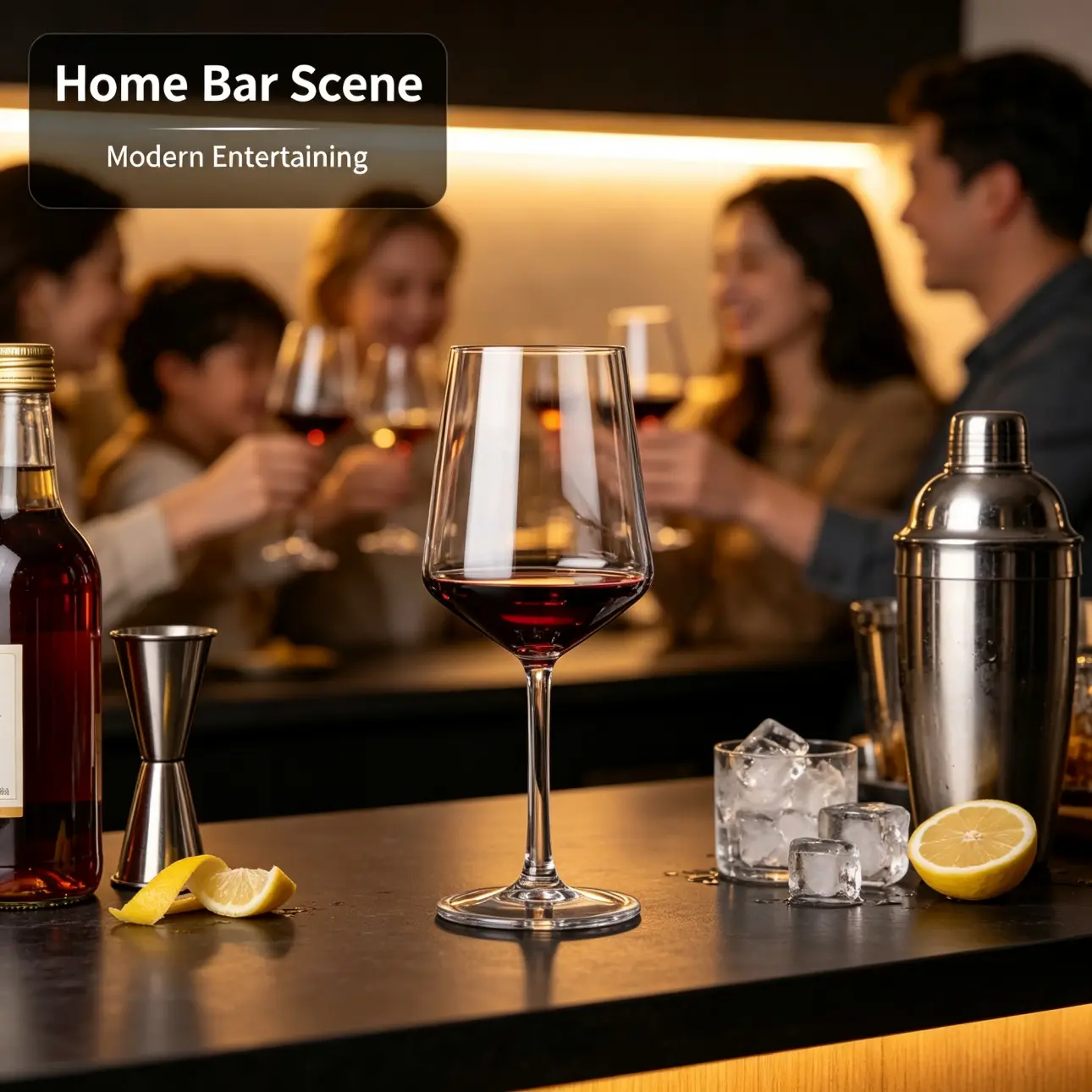 detail BY 9911C elsjoy acrylic wine goblet 572ml clear transparent glass party wedding bar serving scene 10
