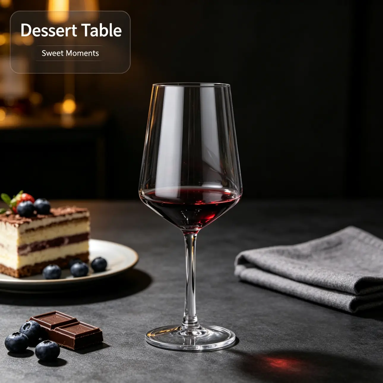 detail BY 9911C elsjoy acrylic wine goblet 572ml clear transparent glass party wedding bar serving scene 11