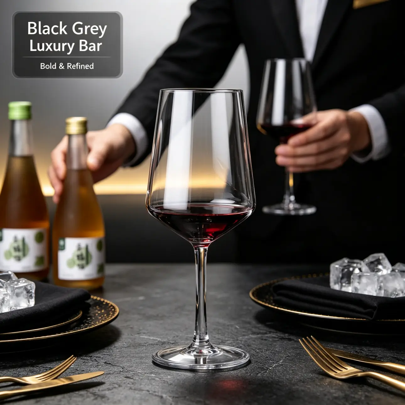 detail BY 9911C elsjoy acrylic wine goblet 572ml clear transparent glass party wedding bar serving scene 7