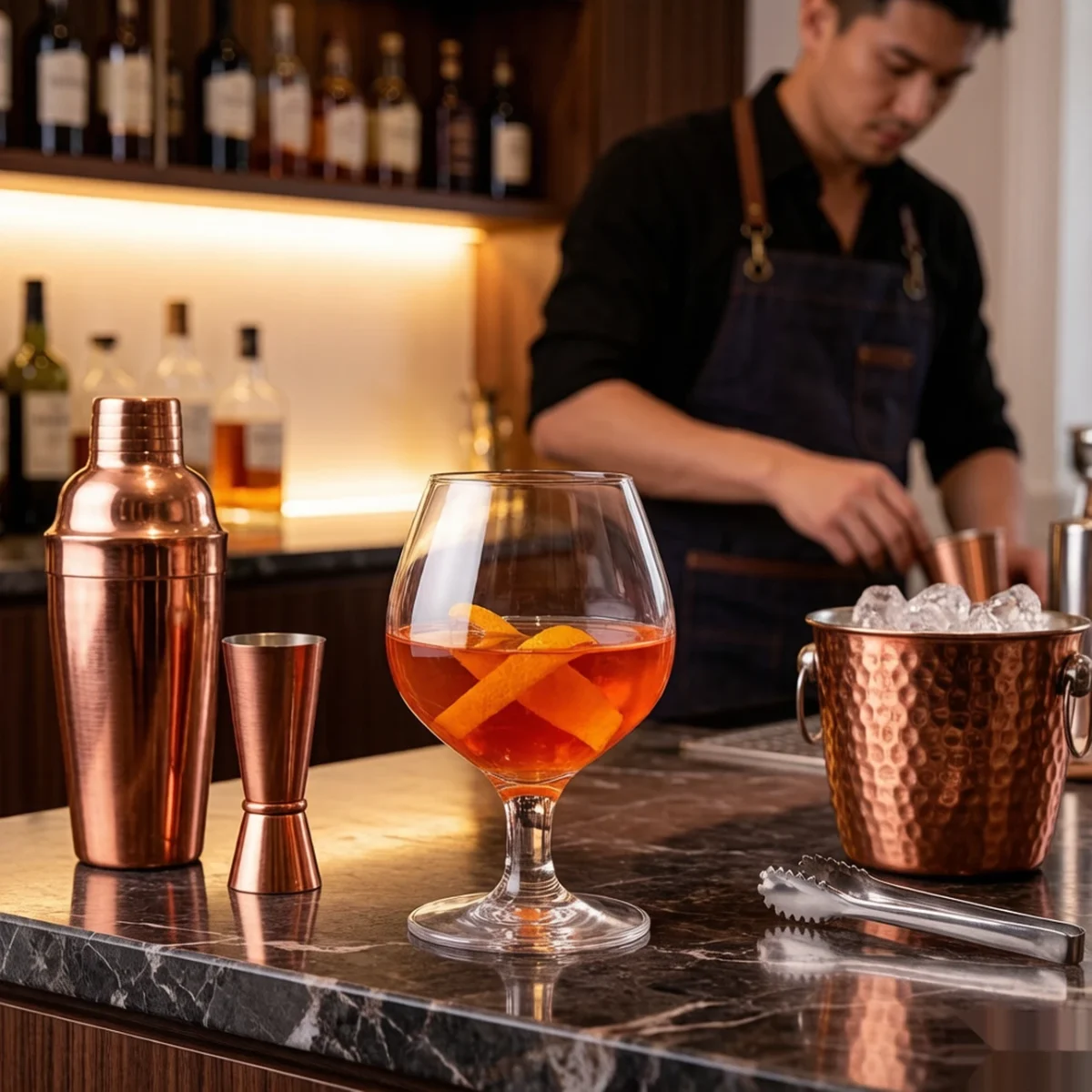 detail BY 9912C elsjoy acrylic brandy snifter 435ml clear transparent glass home cocktail bar 4