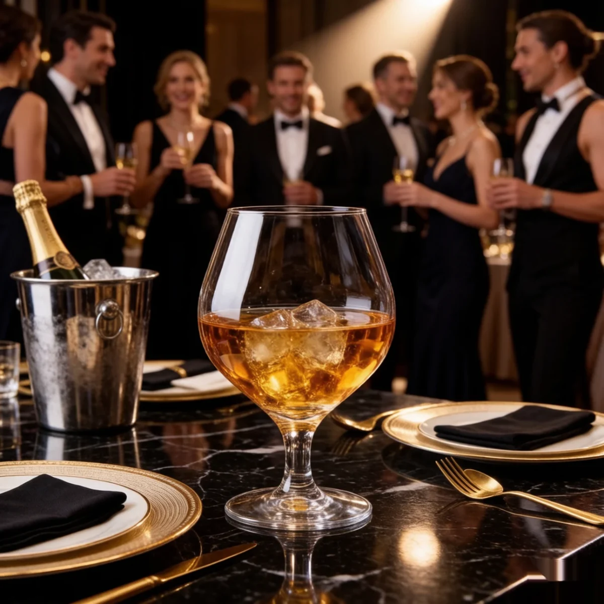 detail BY 9912C elsjoy acrylic brandy snifter 435ml clear transparent glass luxury party 7
