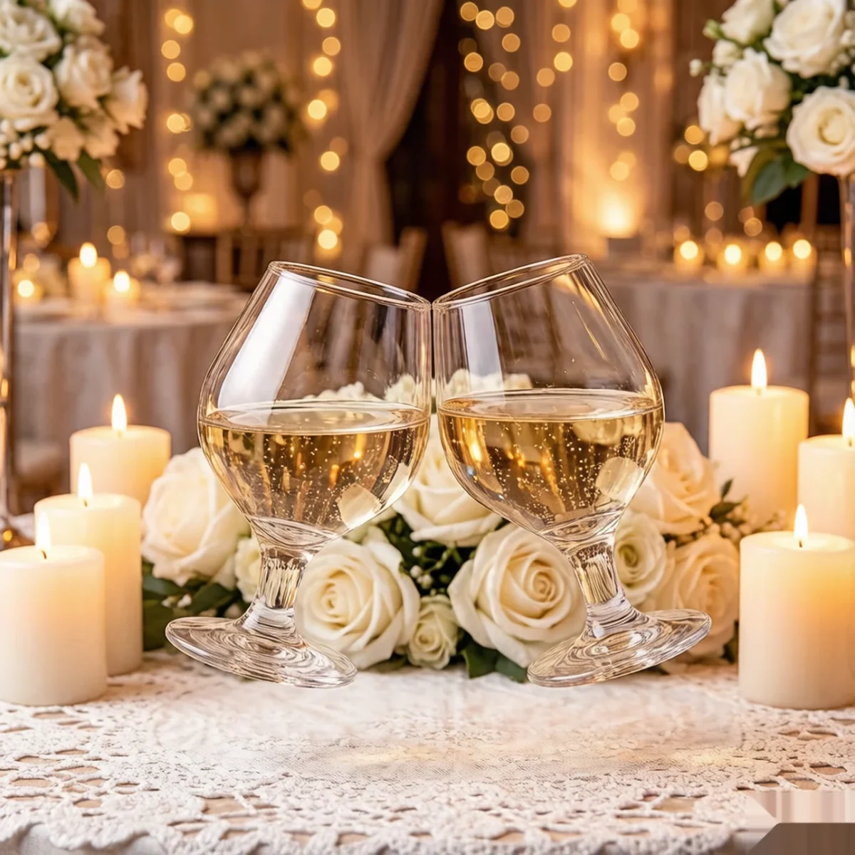 detail BY 9912C elsjoy acrylic brandy snifter 435ml clear transparent glass wedding toast 8