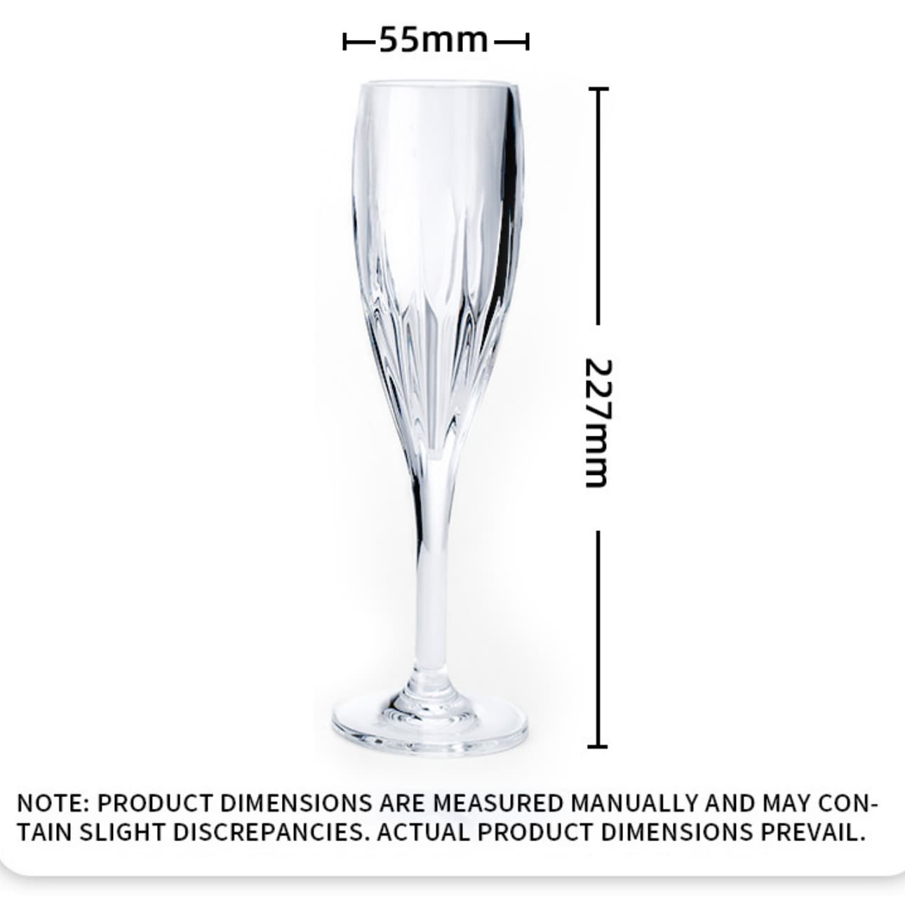 detail model9919 1 thin rim long stem pmma crystal party transparent champagne flutes hard clear plastic wine cups serving scene 9