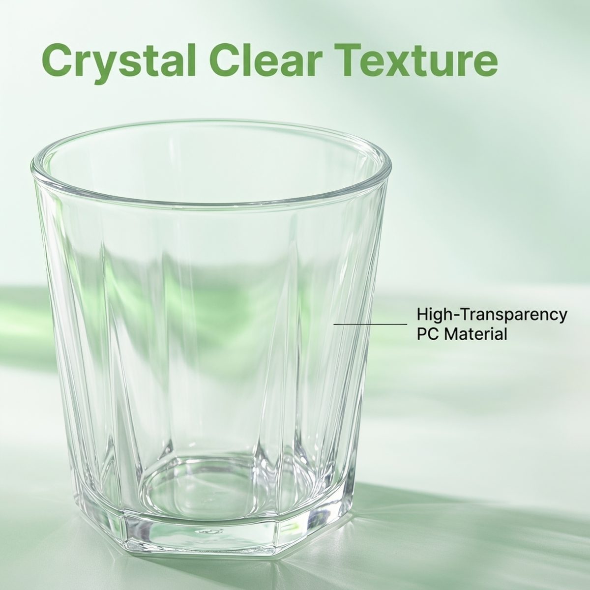detail modelby9211 crystal design reusable unbreakable polycarbonate clear drink water beer whisky cup restaurants hotel serving scene 7