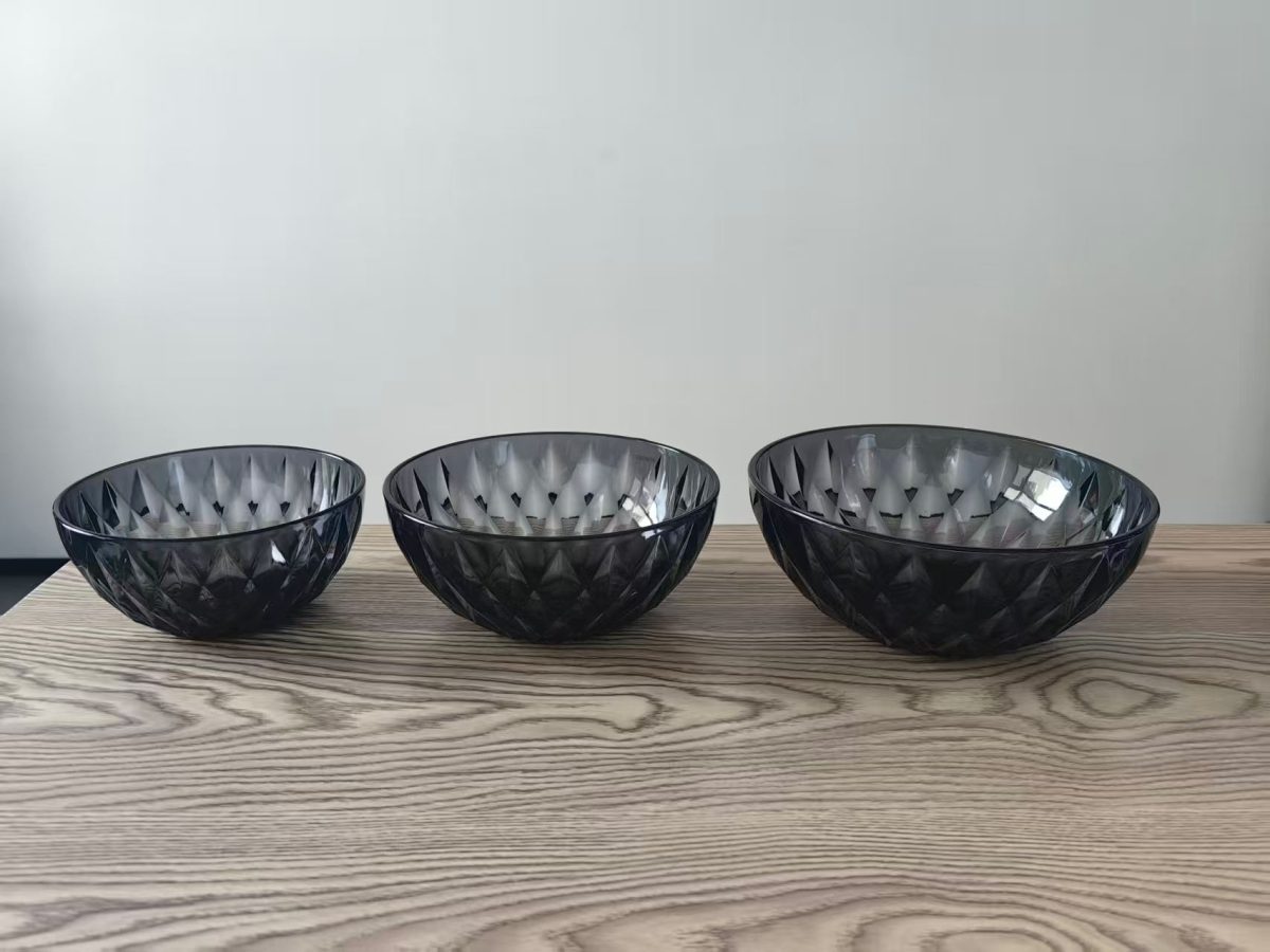 size set smoke grey diamond pc fruit bowl 3 sizes size set smoke grey diamond pc fruit bowl 3 sizes