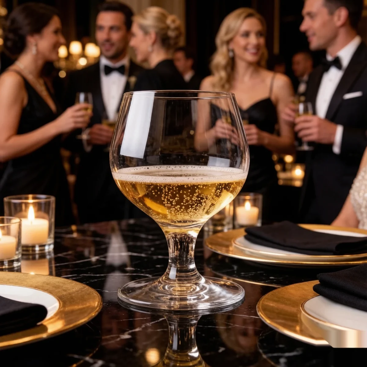 detail BY 9912D elsjoy acrylic brandy snifter 300ml clear transparent glass luxury party 7