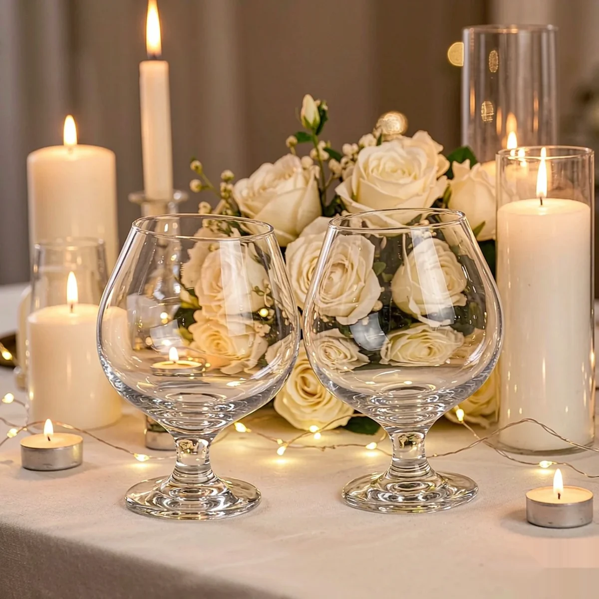 detail BY 9912E elsjoy acrylic brandy snifter 250ml clear transparent glass wedding toast 8