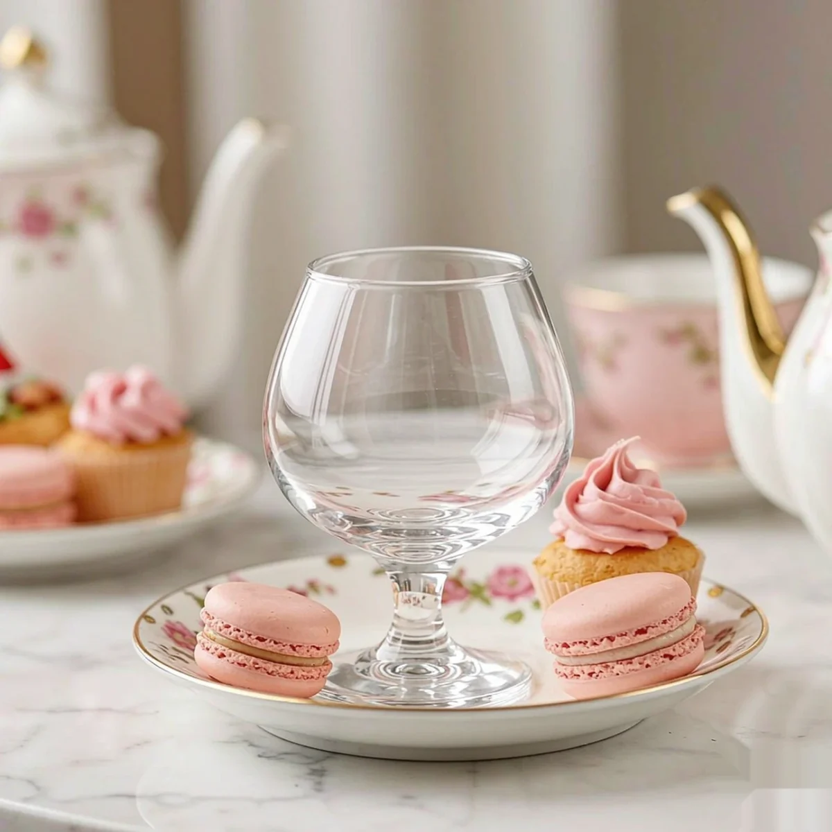 detail BY 9912F elsjoy acrylic brandy snifter 170ml clear transparent glass afternoon tea 2