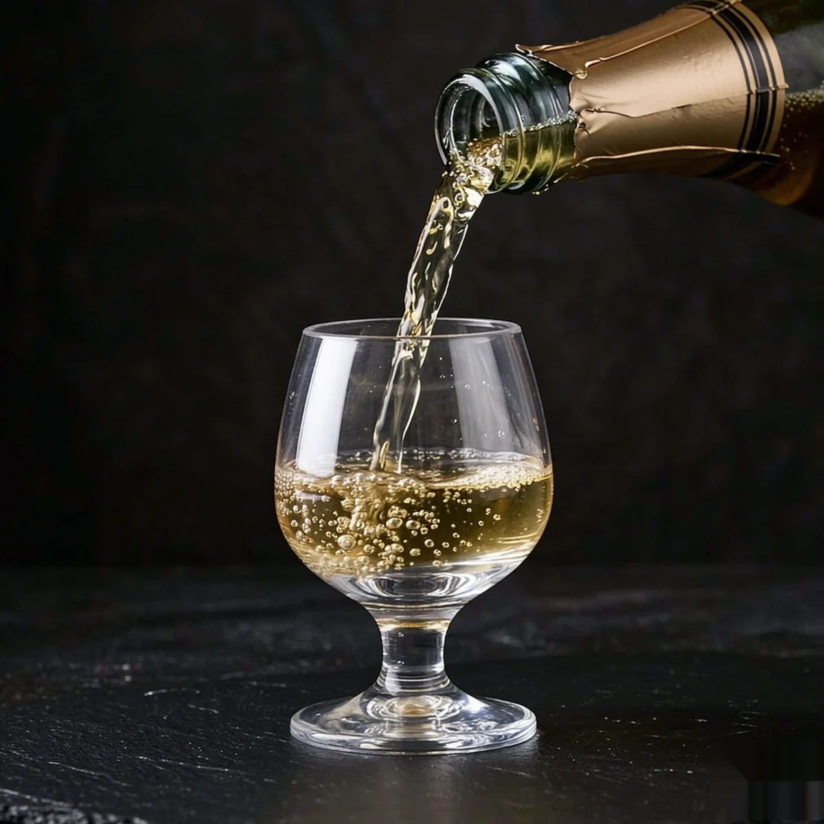 detail BY 9912G elsjoy acrylic brandy snifter 100ml clear transparent glass pouring dynamic 6