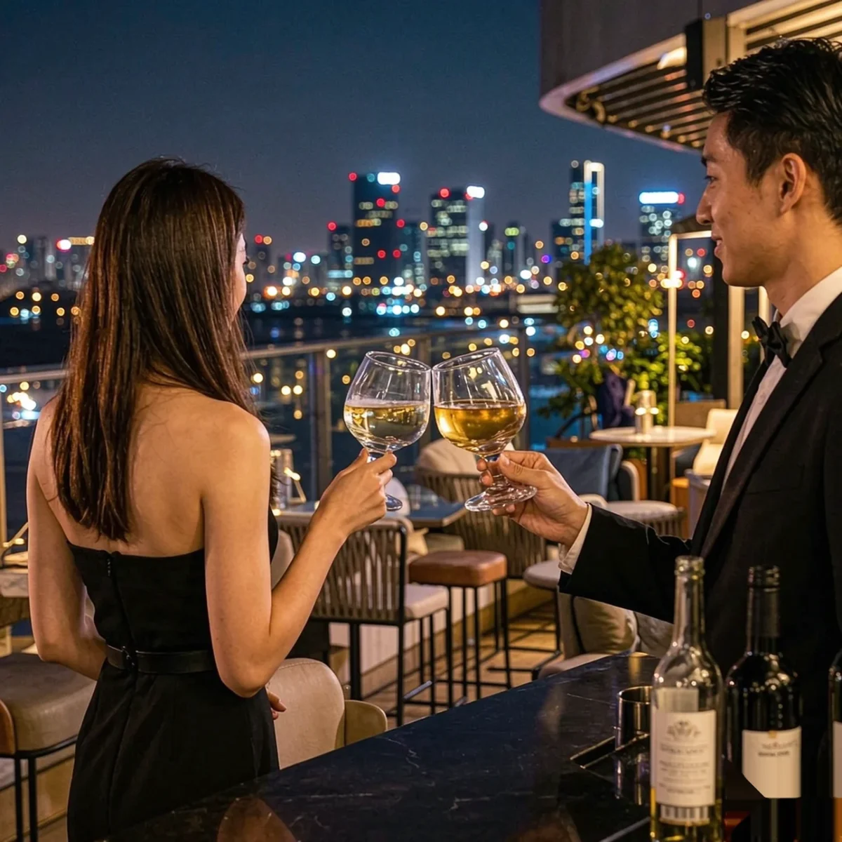 detail BY 9912G elsjoy acrylic brandy snifter 100ml clear transparent glass rooftop bar 3