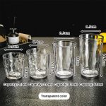 main model8021 colorful acrylic cup high capacity water glasses beer cup with handle pc clear plastic drinking cups main display 6