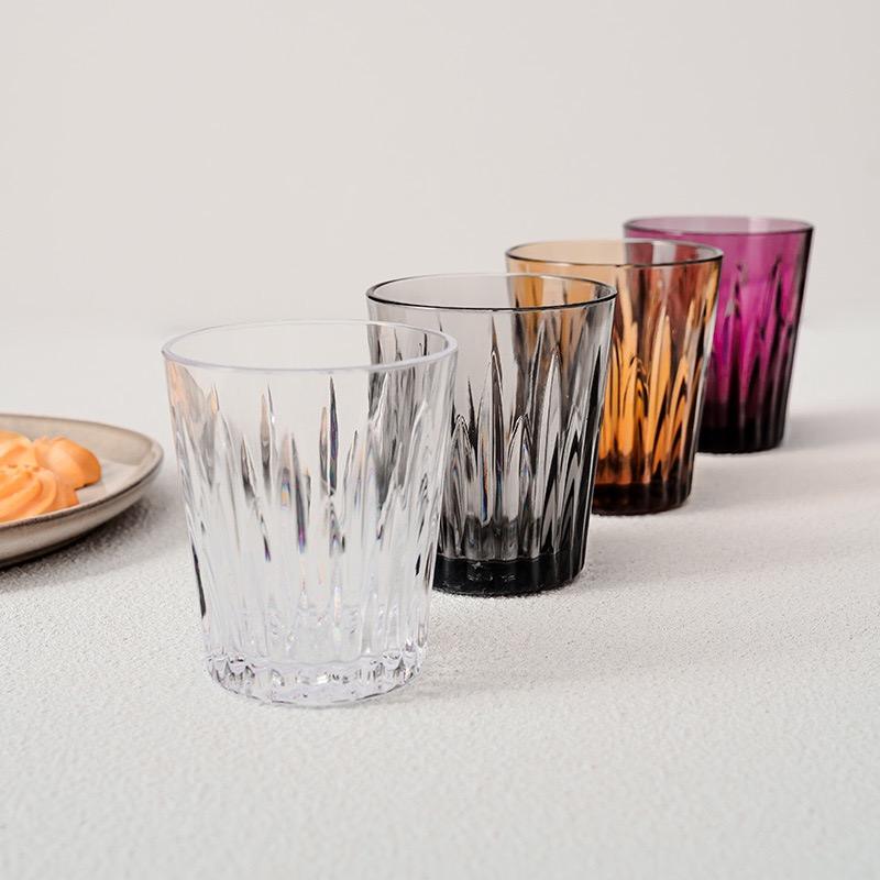 main model8022 colorful durable transparent plastic pc material drink cup whisky wine bar hotel restaurant use multicolor lifestyle main display 1