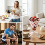 main model8049 factory wholesale acrylic pc glass plastic ice cream plate dessert bowls 230ml transparent cold drink cup main display 4